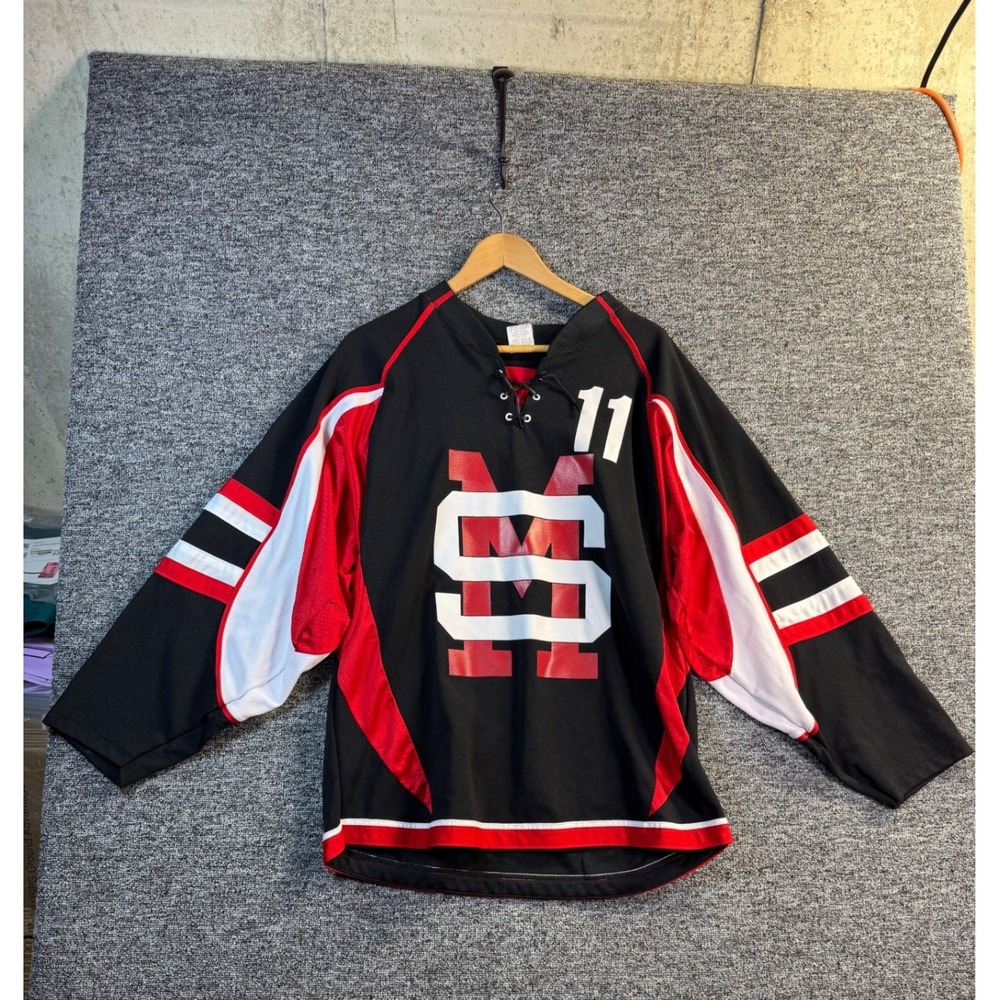 AK Hockey Jersey Men Shattuck St. Mary's? 11 Lace Up V-Neck Canada Med
